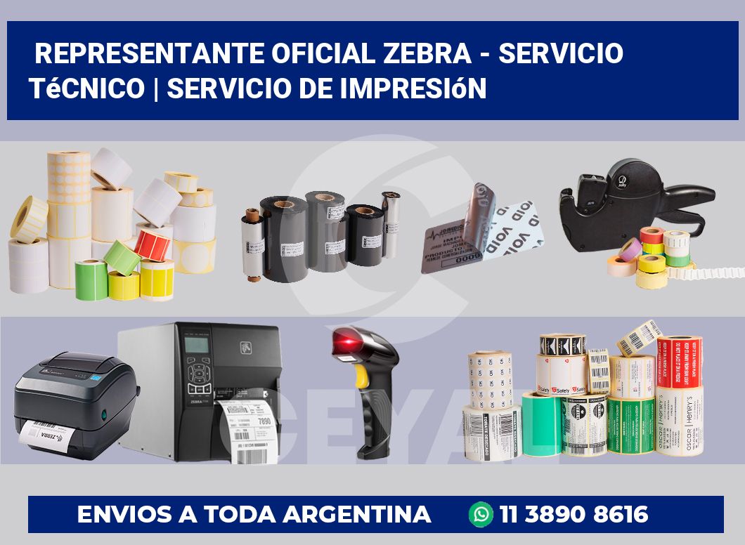 Representante oficial Zebra – Servicio técnico | Servicio de impresión
