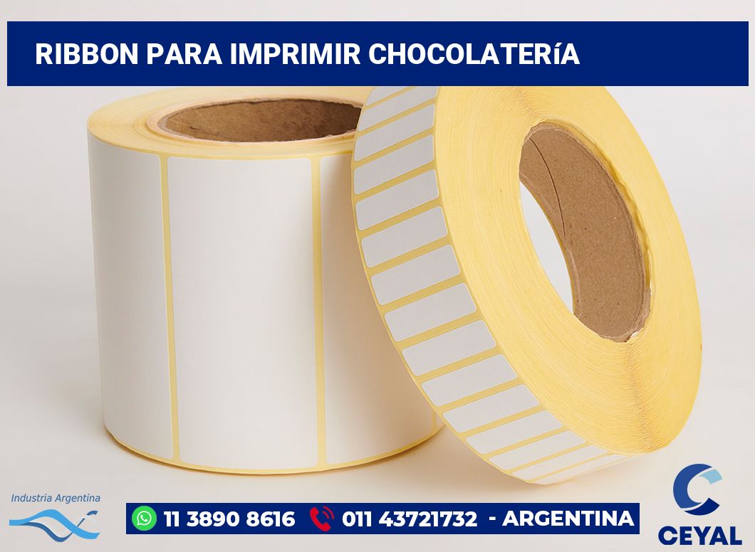 Ribbon para imprimir Chocolatería