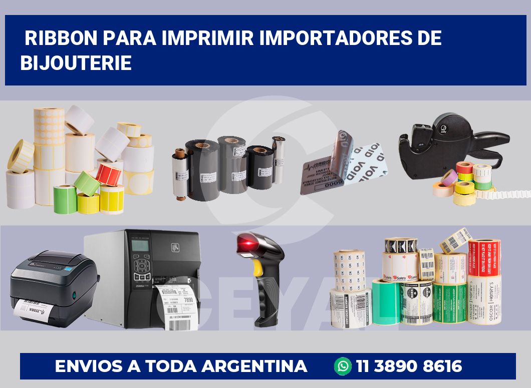 Ribbon para imprimir Importadores de bijouterie