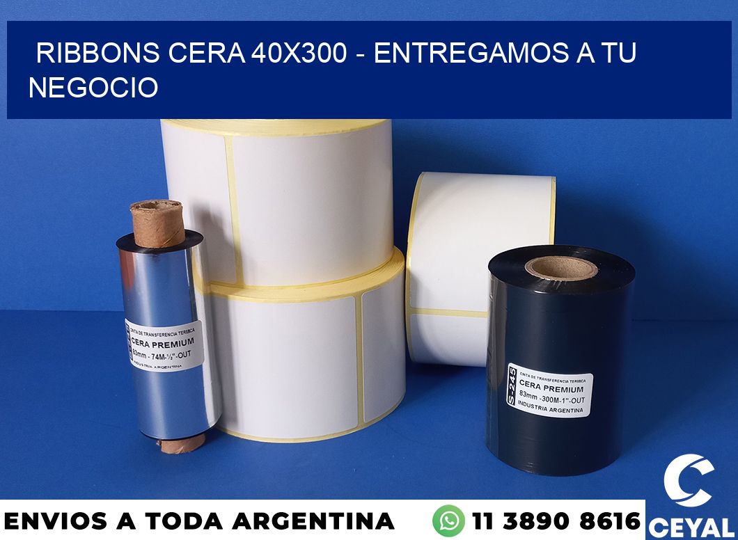 Ribbons cera 40×300 – entregamos a tu negocio