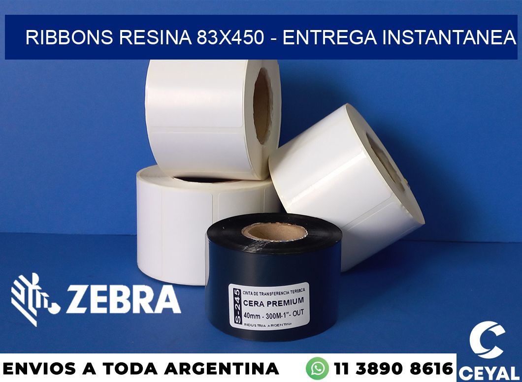 Ribbons resina 83x450 - entrega instantanea