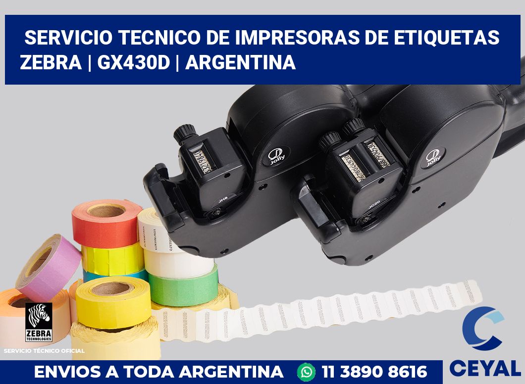 Servicio Tecnico De Impresoras De Etiquetas Zebra | GX430d | Argentina