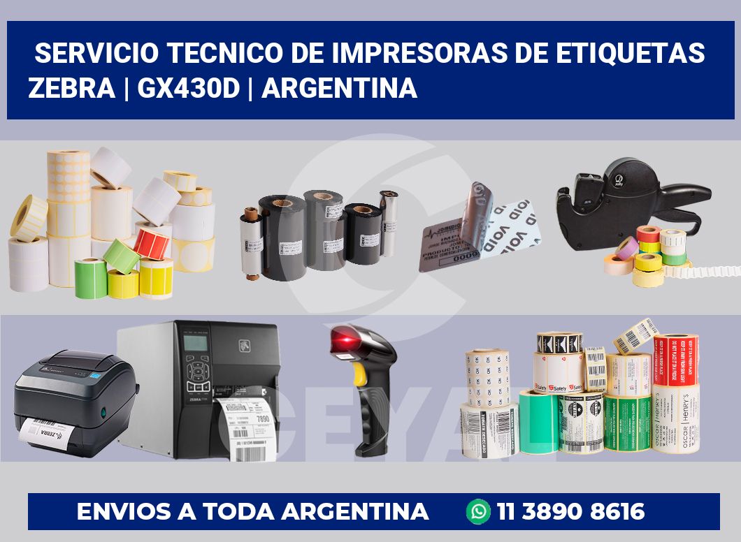Servicio Tecnico De Impresoras De Etiquetas Zebra | GX430d | Argentina