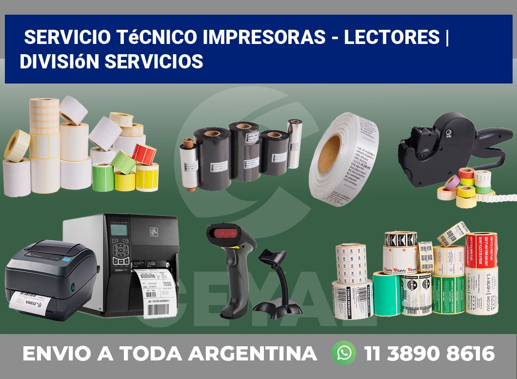 Servicio técnico impresoras – lectores | División Servicios