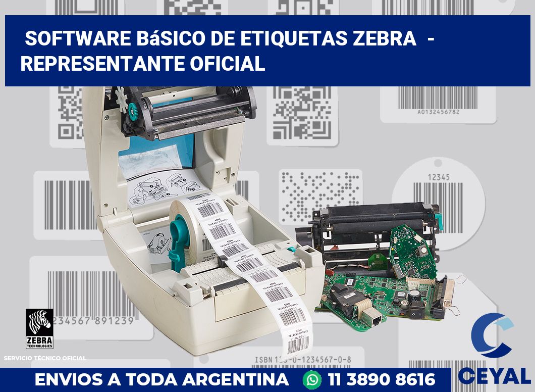 Software básico de etiquetas zebra  - Representante oficial