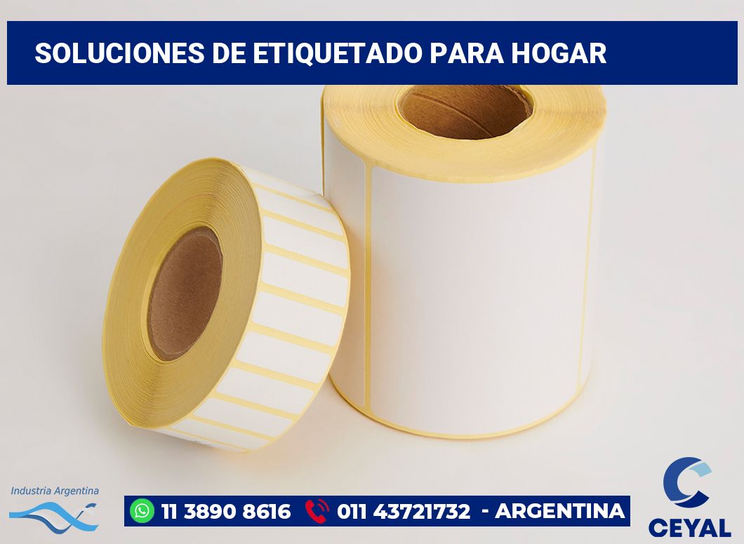 Soluciones de Etiquetado para hogar
