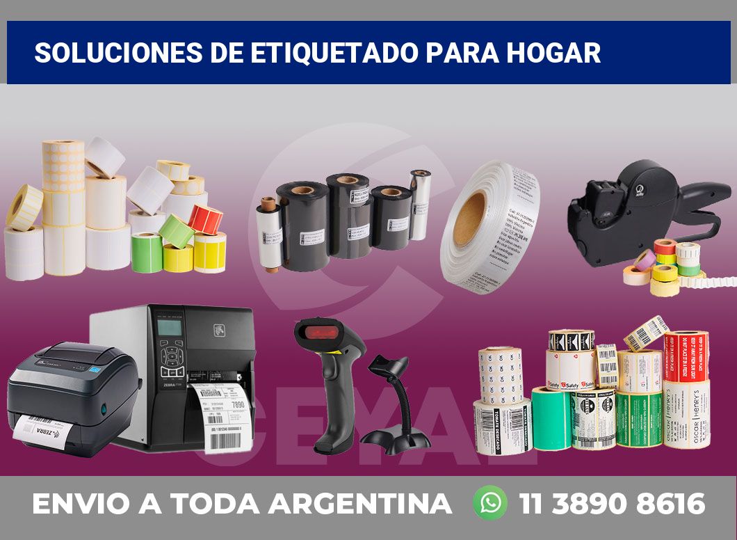 Soluciones de Etiquetado para hogar