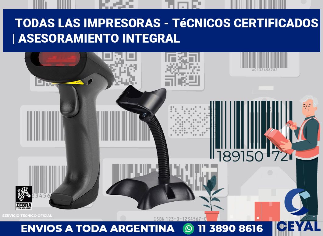 Todas las impresoras - Técnicos certificados | Asesoramiento integral