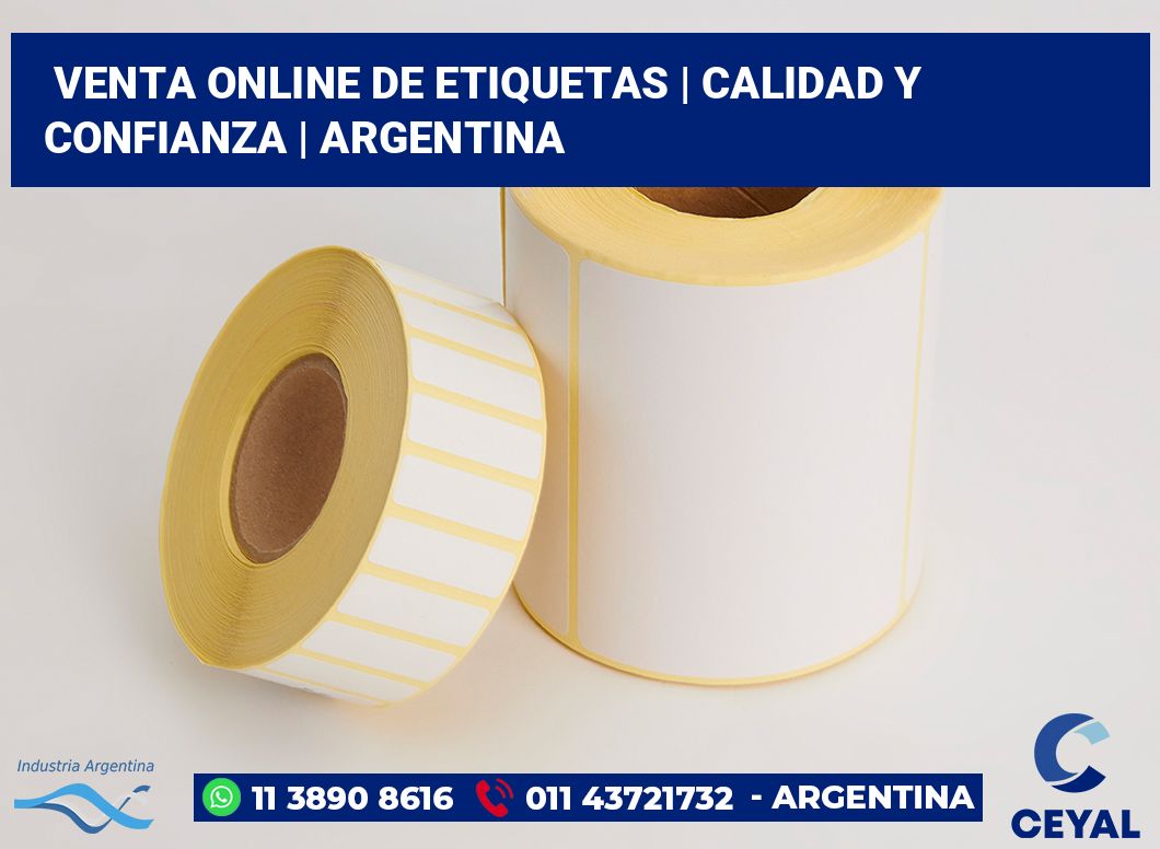 Venta online de etiquetas | Calidad y confianza | Argentina