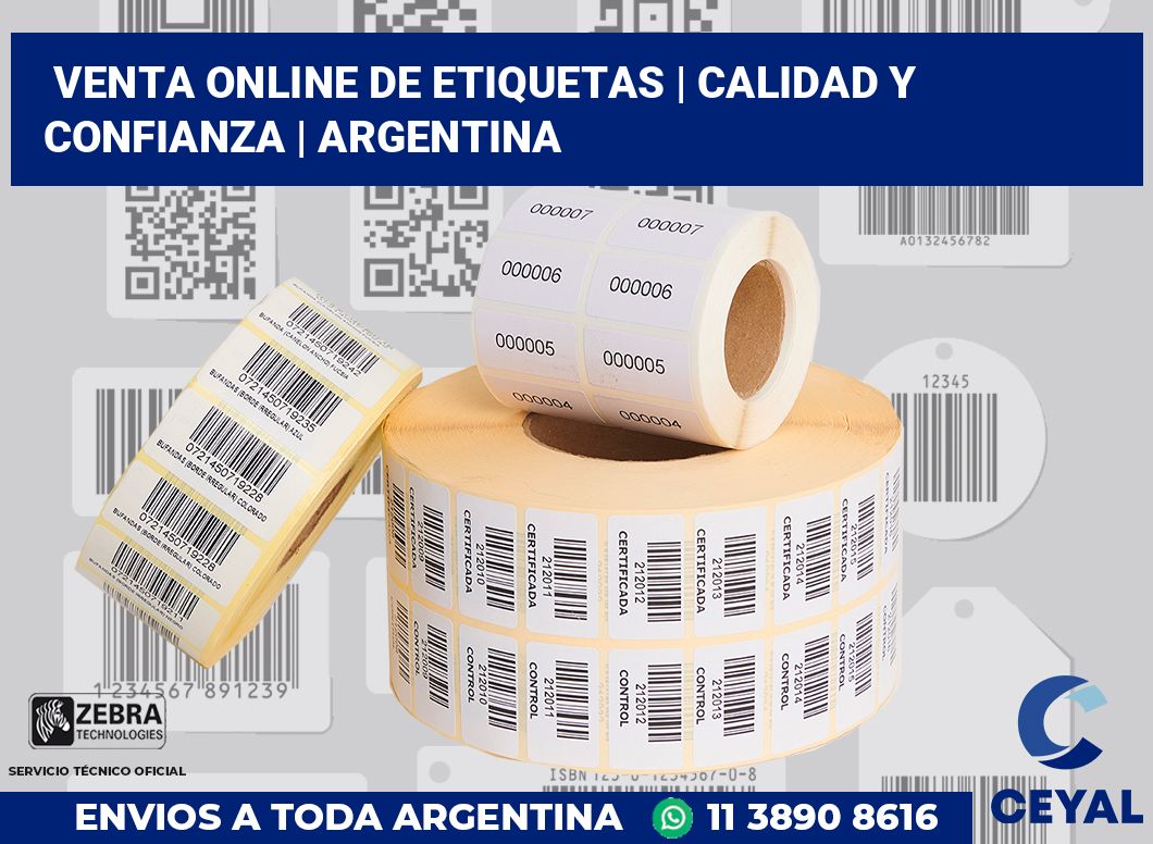 Venta online de etiquetas | Calidad y confianza | Argentina