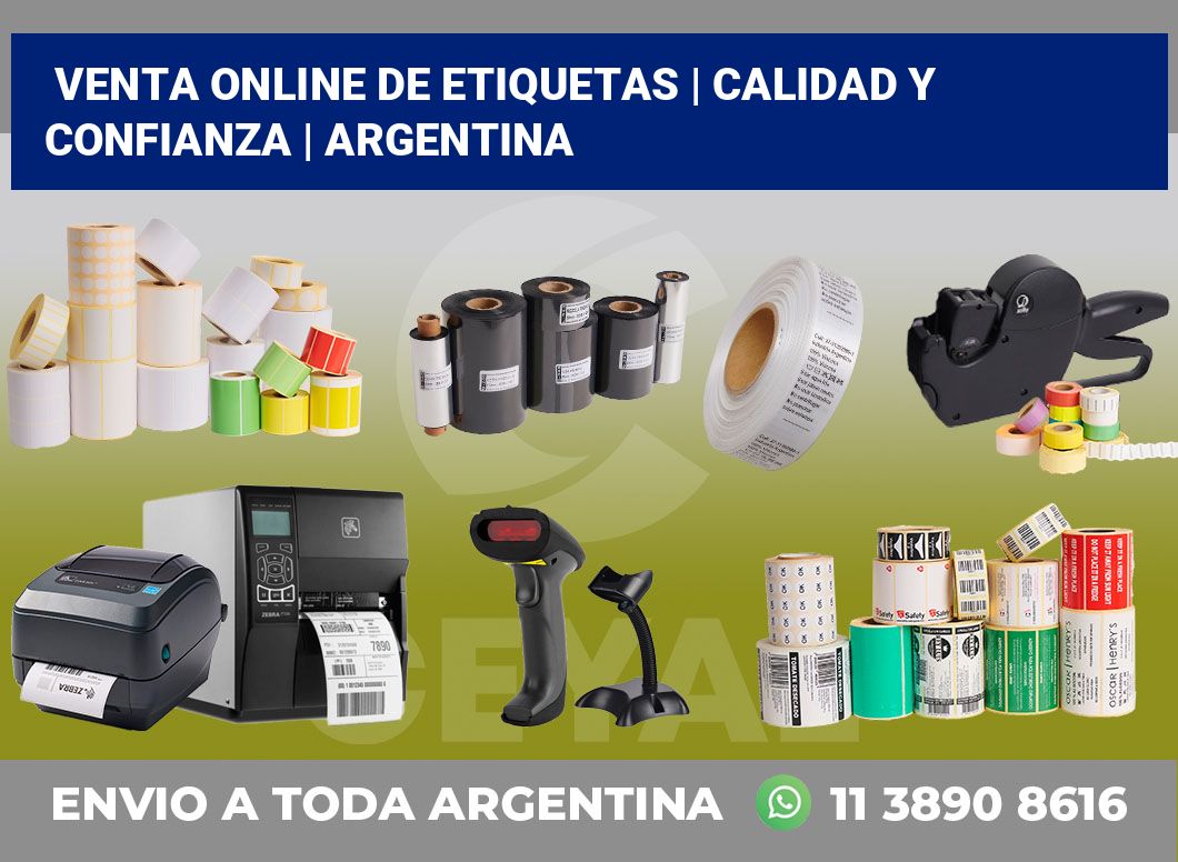 Venta online de etiquetas | Calidad y confianza | Argentina