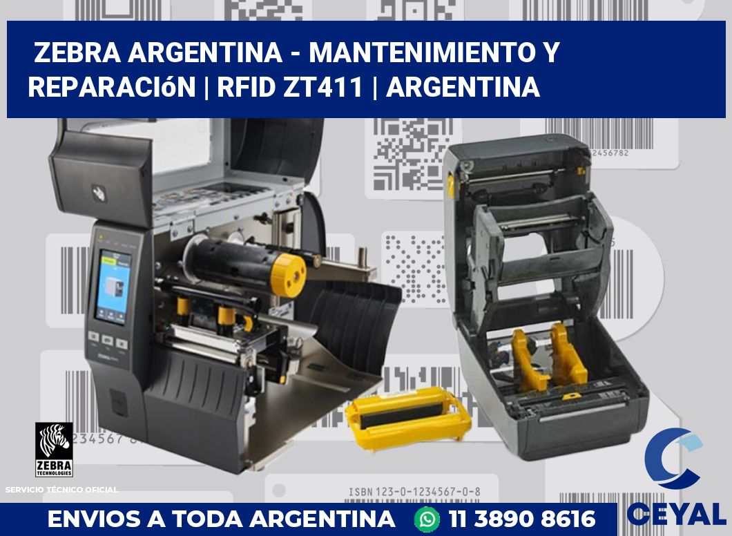 Zebra argentina - Mantenimiento y reparación | RFID ZT411 | Argentina