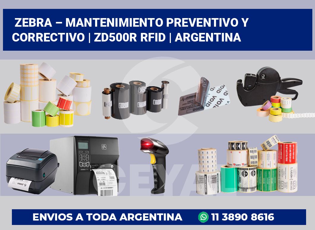 Zebra – mantenimiento preventivo y correctivo | ZD500R RFID | Argentina