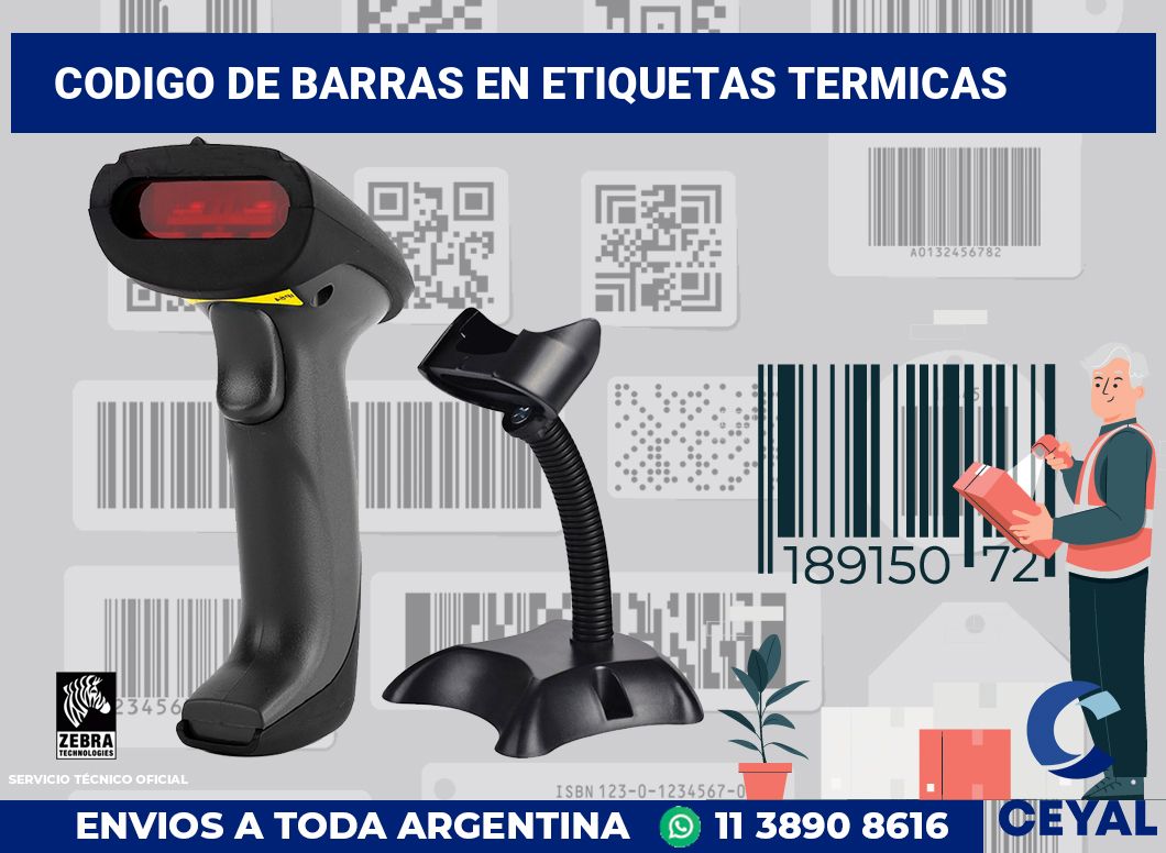 codigo de barras en etiquetas termicas