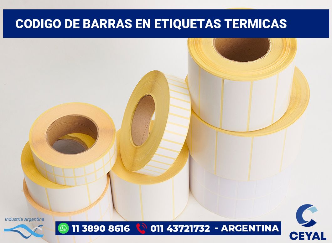 codigo de barras en etiquetas termicas