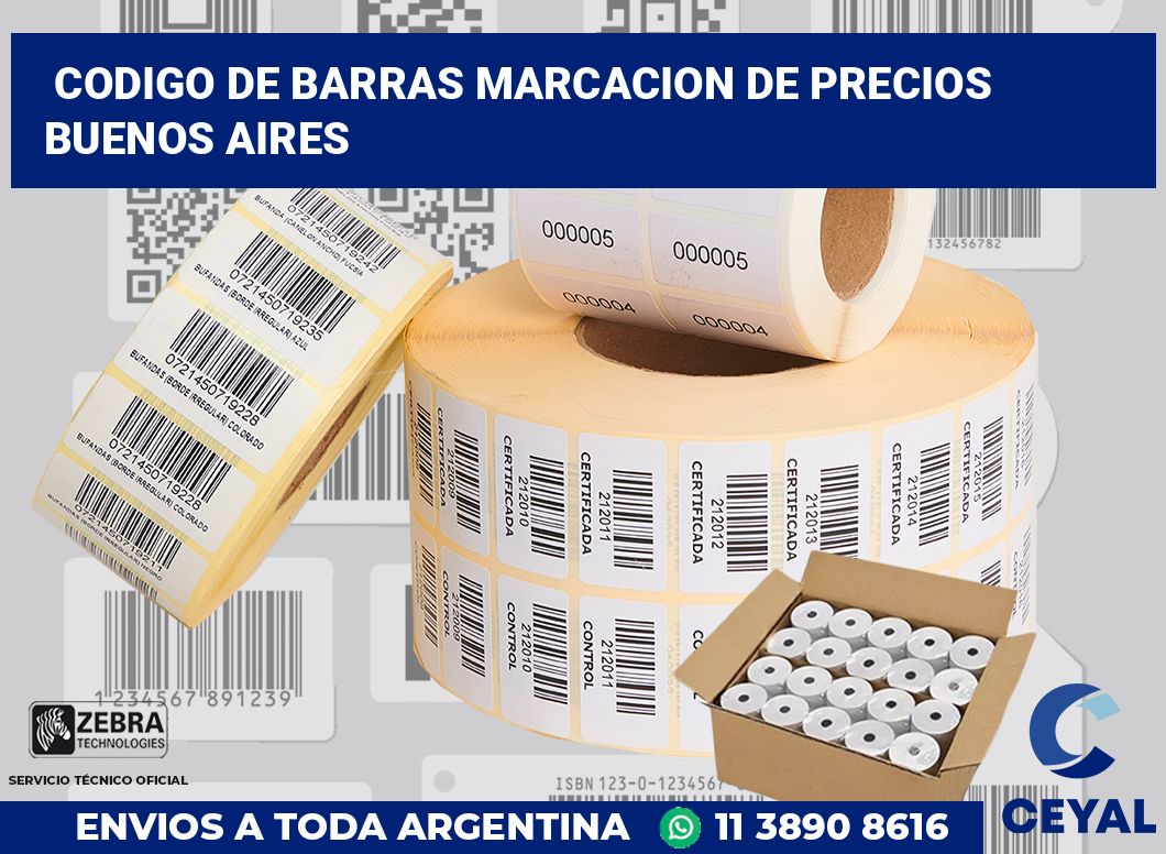 codigo de barras marcacion de precios  Buenos Aires