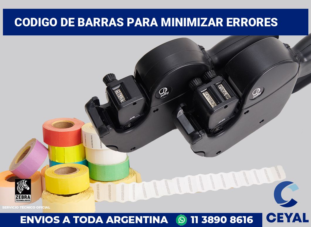 codigo de barras para minimizar errores