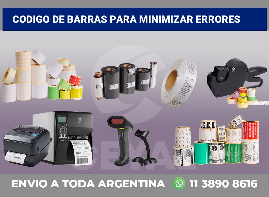 codigo de barras para minimizar errores