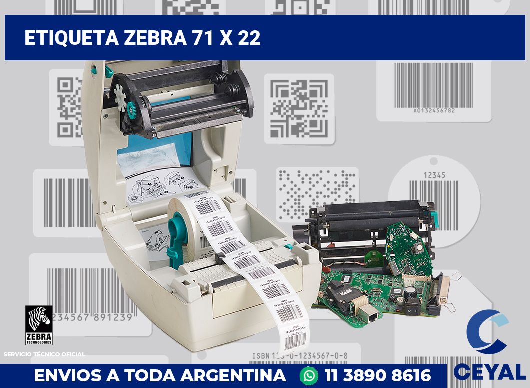 etiqueta zebra 71 x 22
