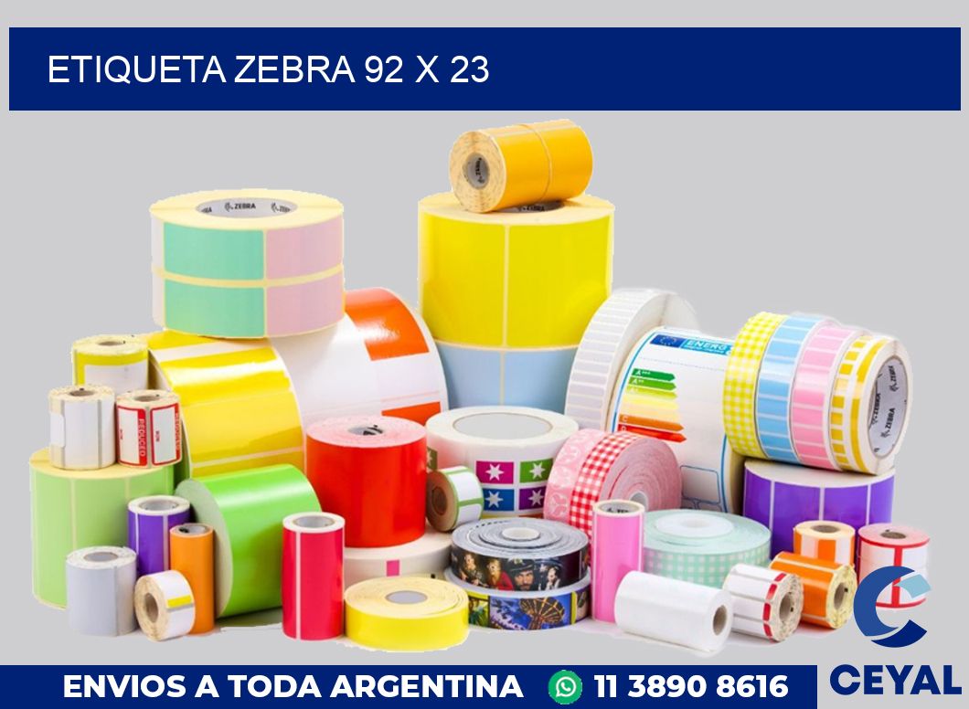 etiqueta zebra 92 x 23