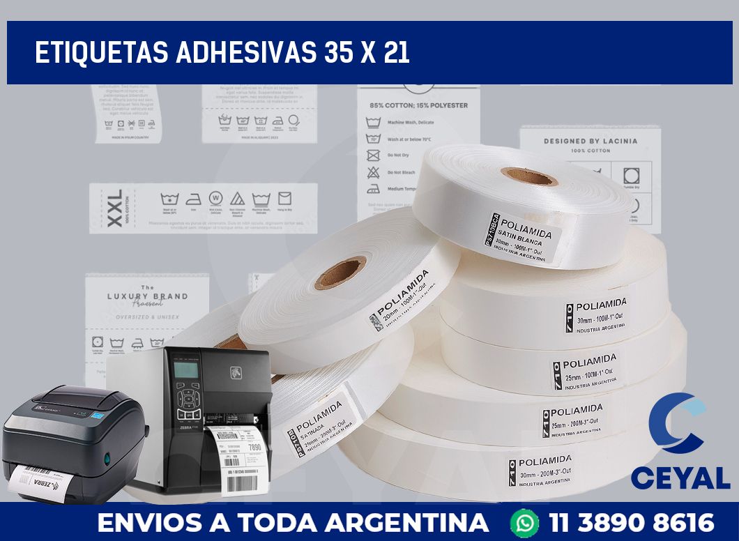 etiquetas adhesivas 35 x 21