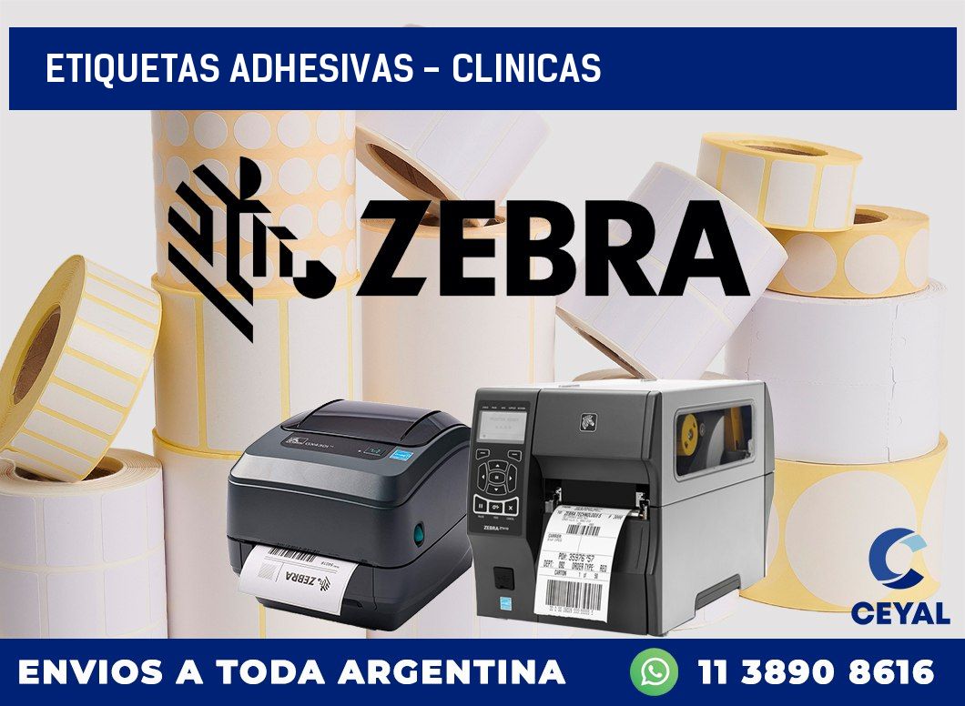 etiquetas adhesivas - clinicas