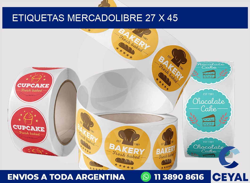 etiquetas mercadolibre 27 x 45