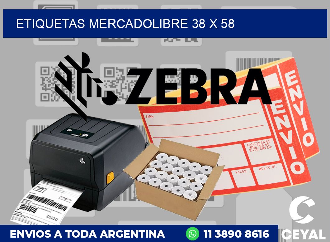 etiquetas mercadolibre 38 x 58