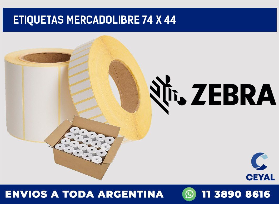 etiquetas mercadolibre 74 x 44