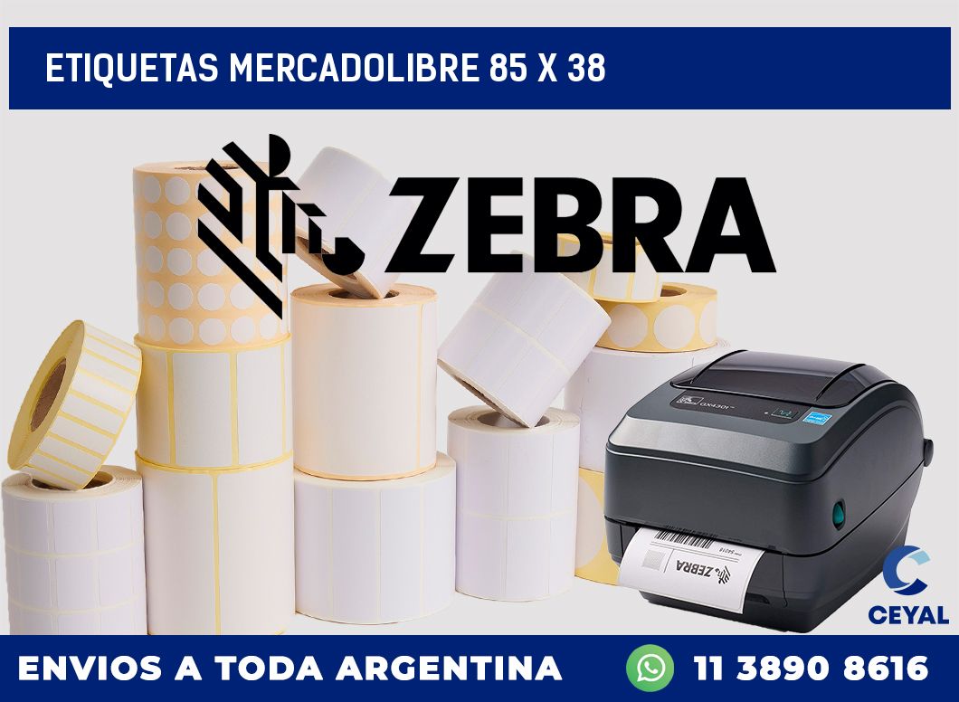 etiquetas mercadolibre 85 x 38