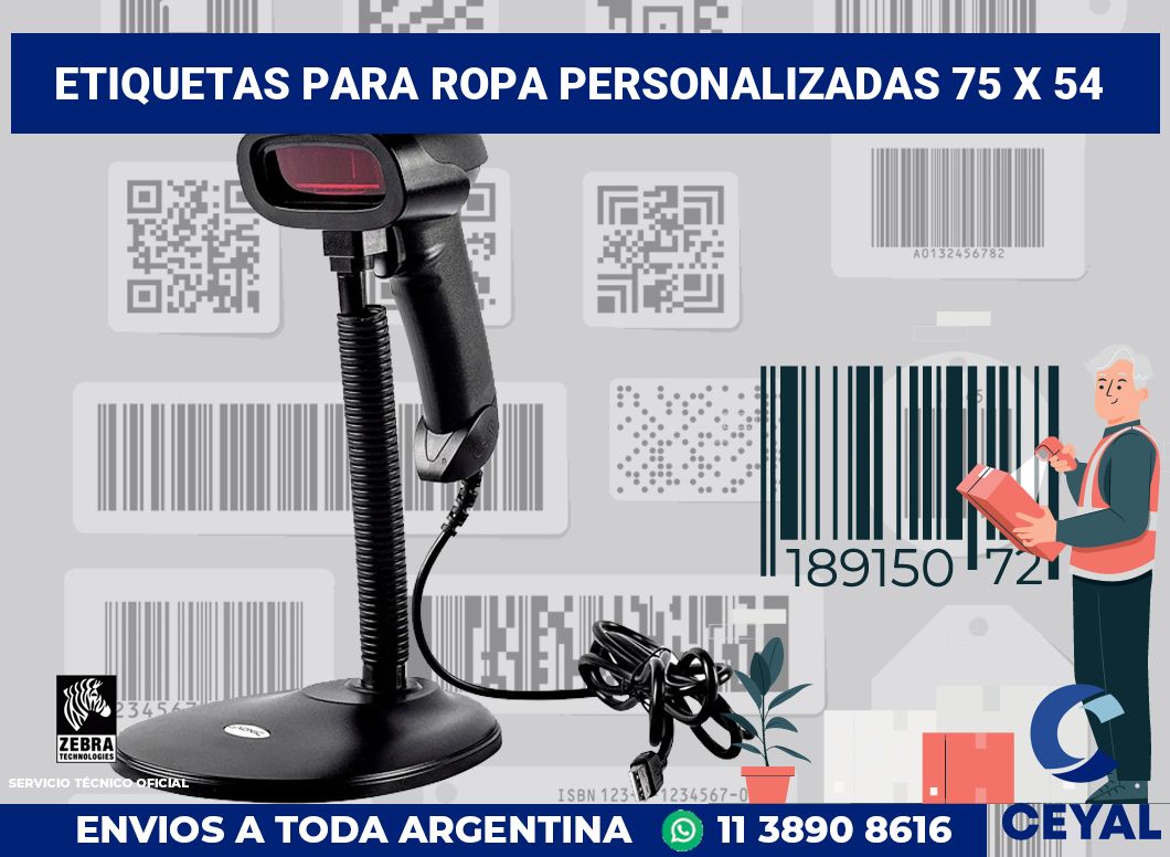 etiquetas para ropa personalizadas 75 x 54