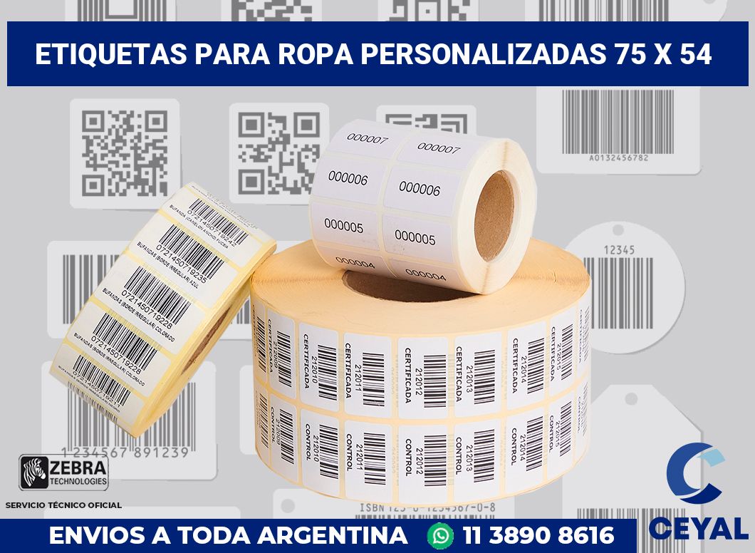 etiquetas para ropa personalizadas 75 x 54