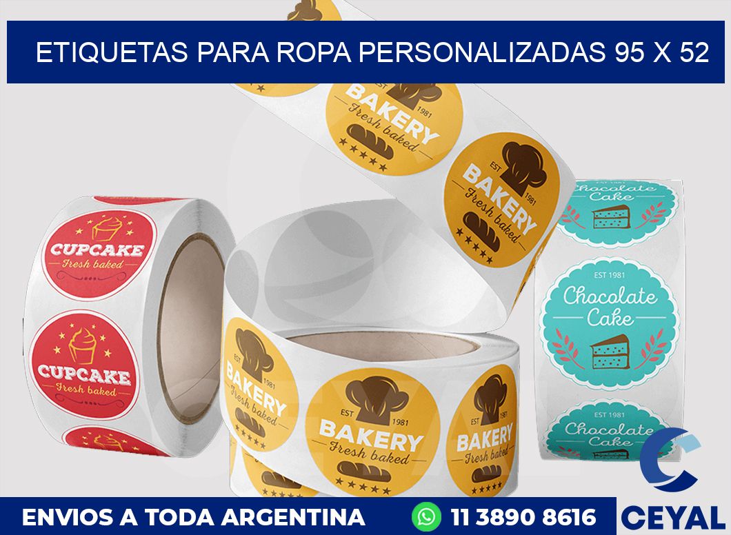 etiquetas para ropa personalizadas 95 x 52