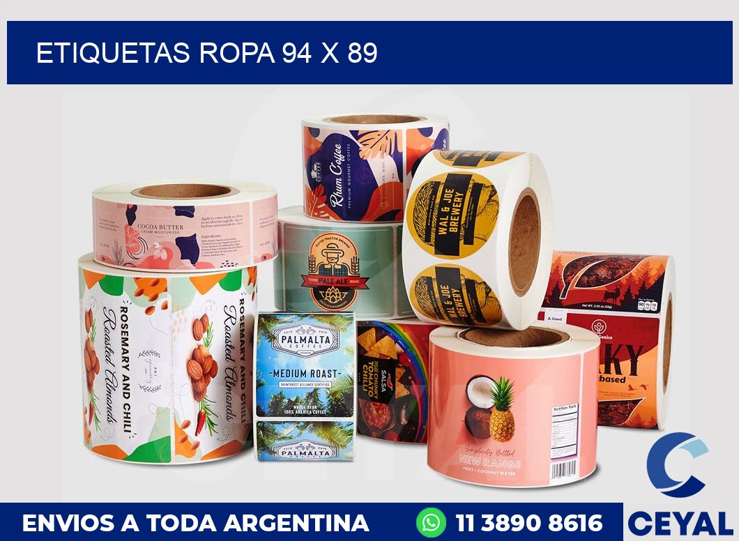 etiquetas ropa 94 x 89