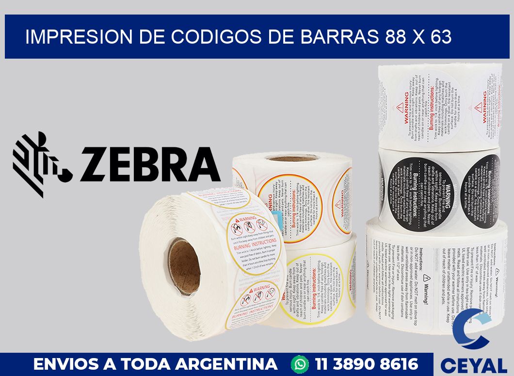 impresion de codigos de barras 88 x 63