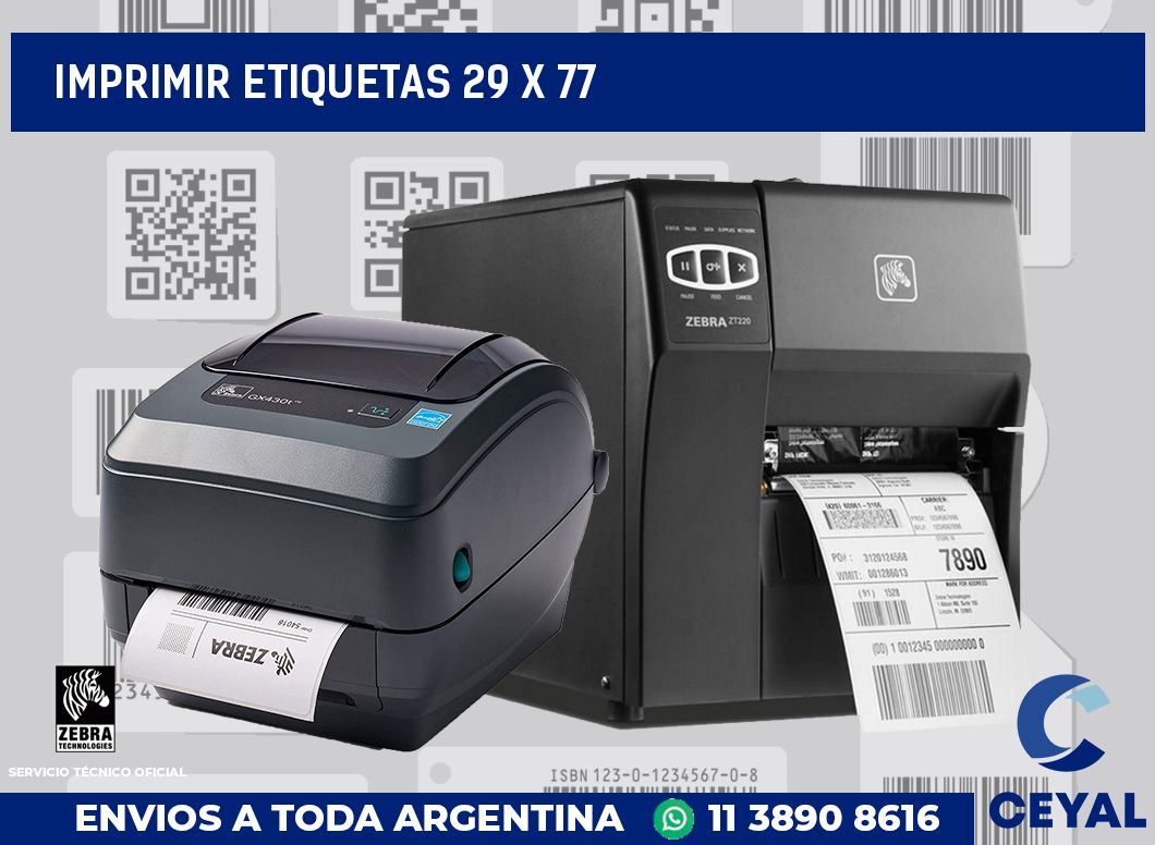 imprimir etiquetas 29 x 77