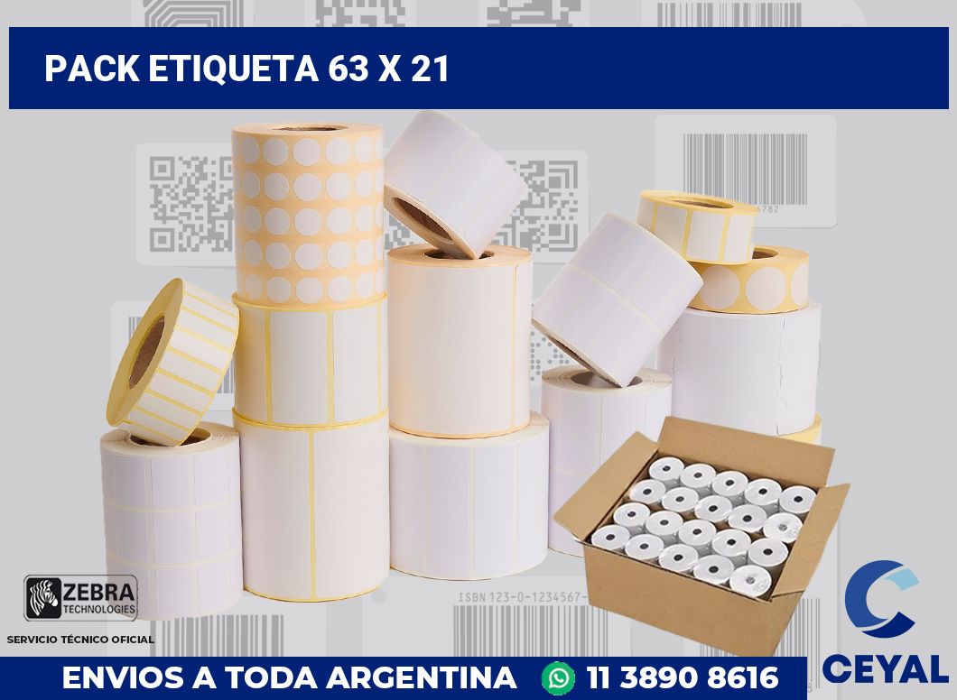 pack etiqueta 63 x 21