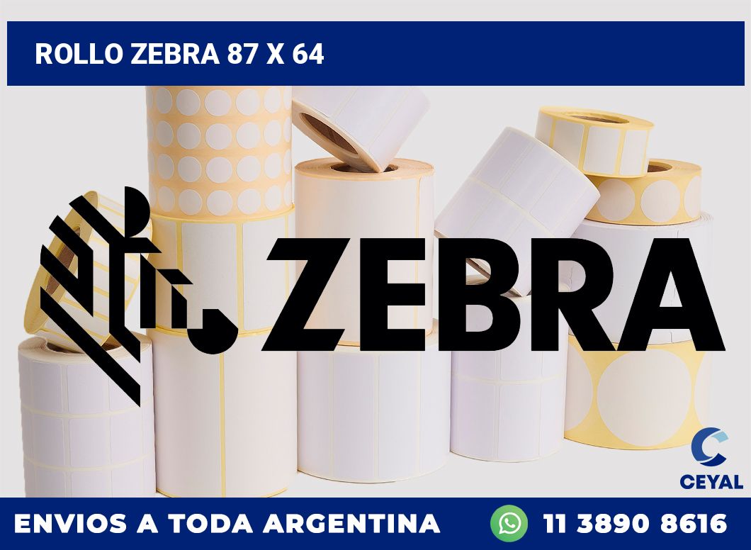 rollo zebra 87 x 64