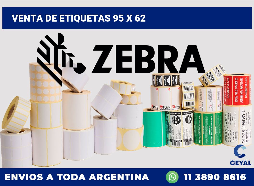 venta de etiquetas 95 x 62