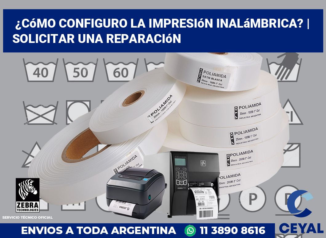 ¿Cómo configuro la impresión inalámbrica? | Solicitar una reparación