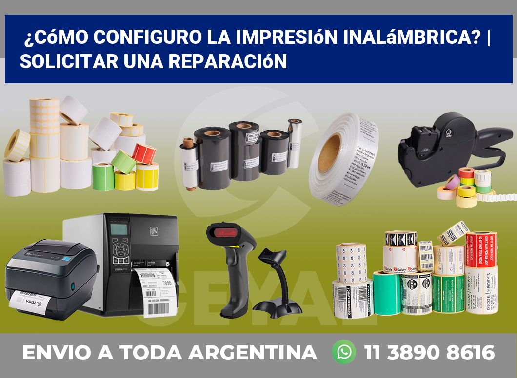 ¿Cómo configuro la impresión inalámbrica? | Solicitar una reparación
