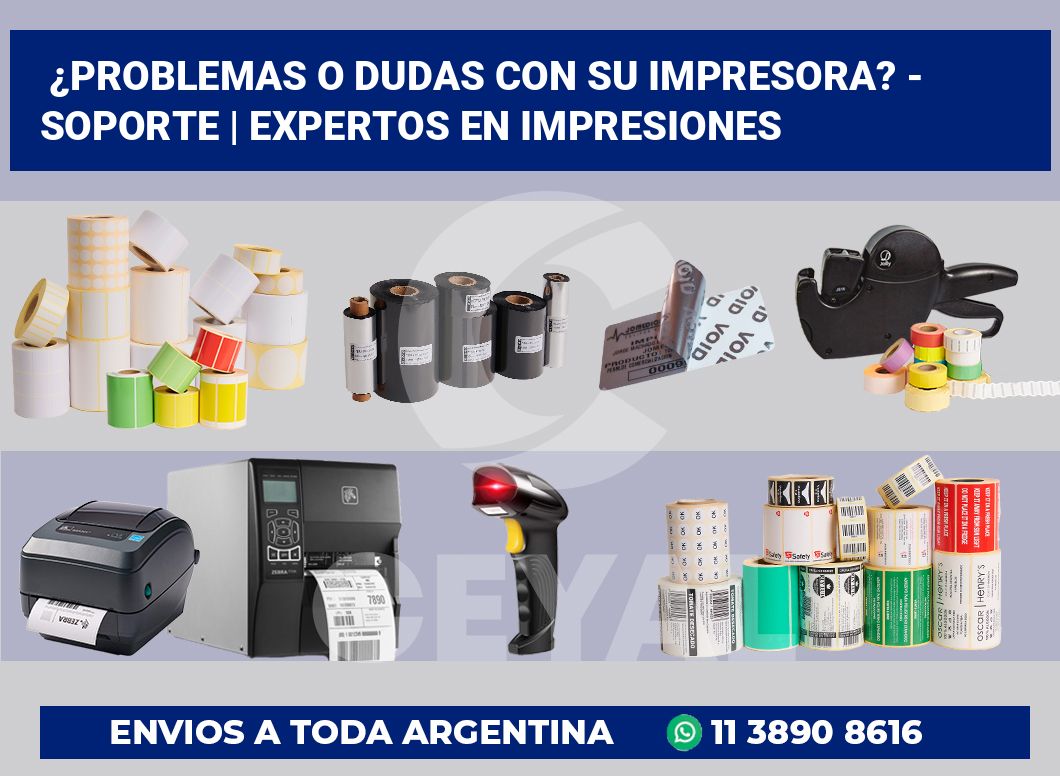 ¿Problemas o dudas con su impresora? – Soporte | Expertos en impresiones
