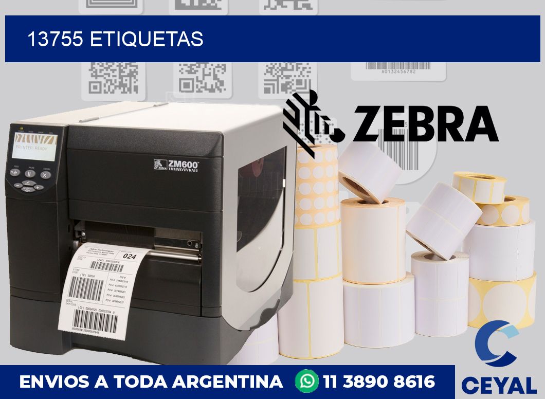 13755 etiquetas
