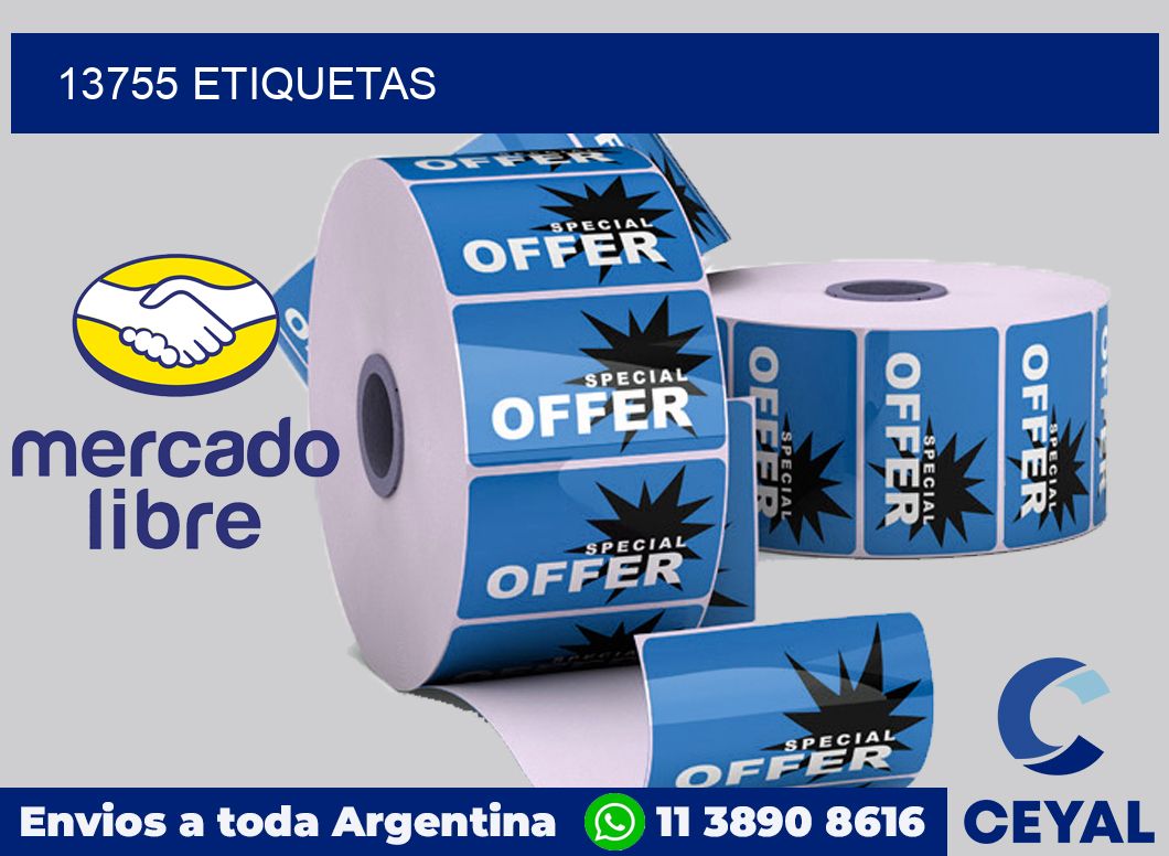 13755 etiquetas