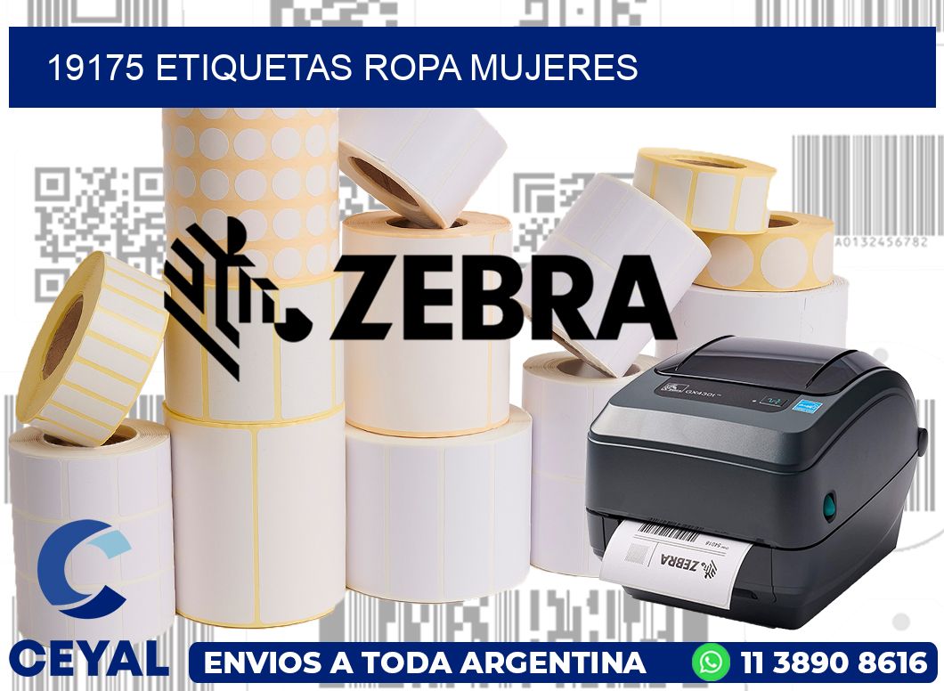 19175 Etiquetas ropa mujeres