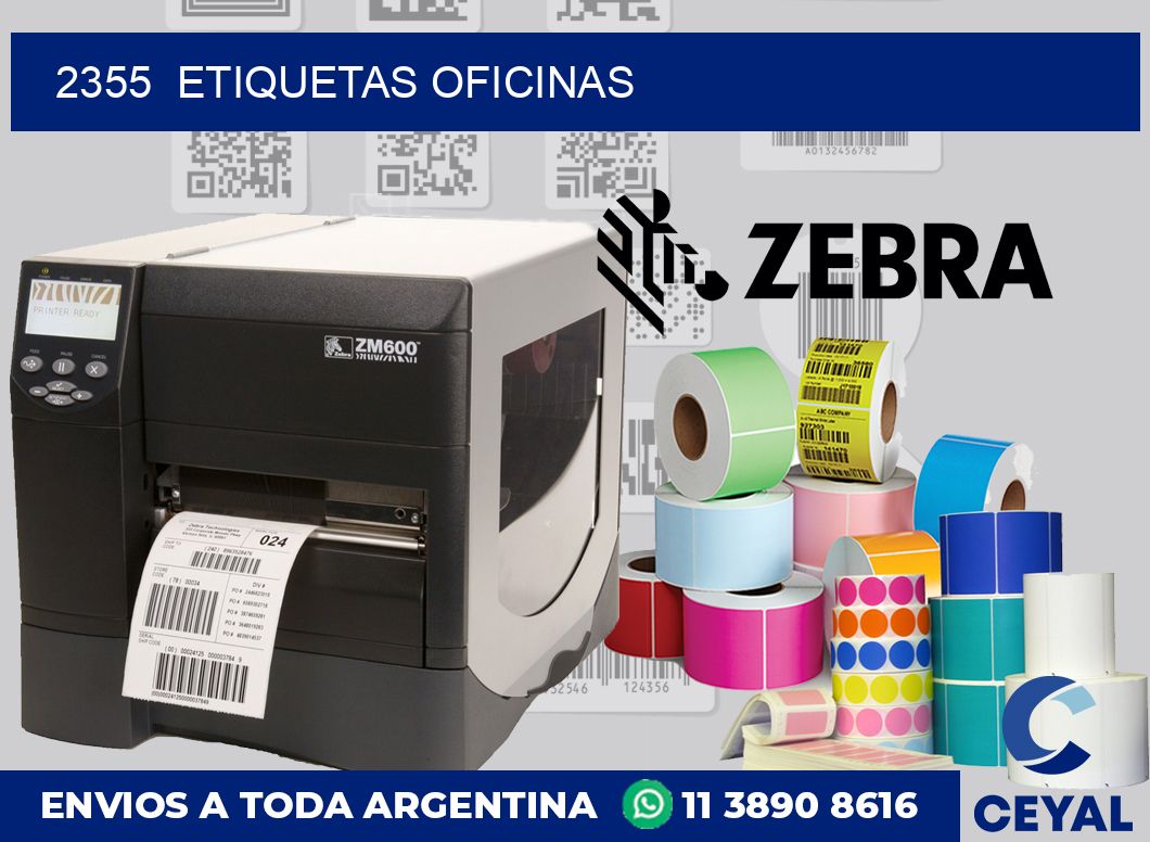 2355  Etiquetas oficinas