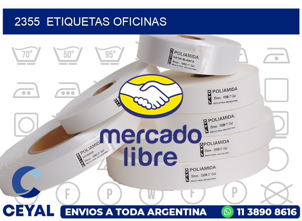 2355  Etiquetas oficinas