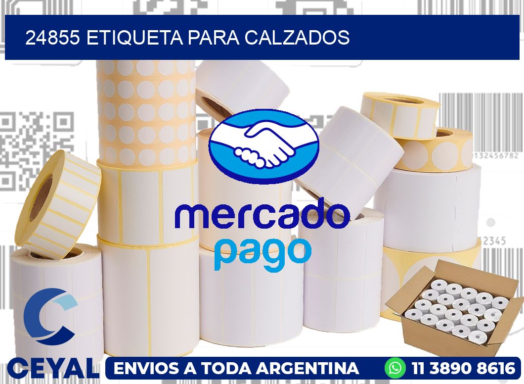 24855 Etiqueta para calzados