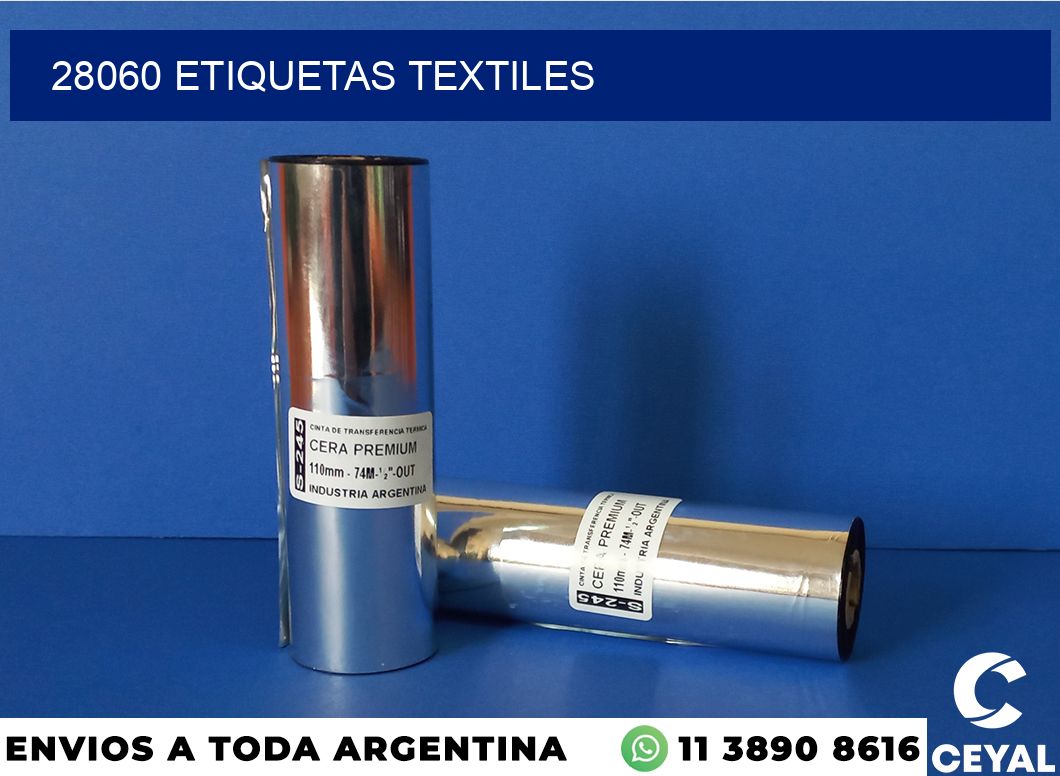 28060 etiquetas textiles
