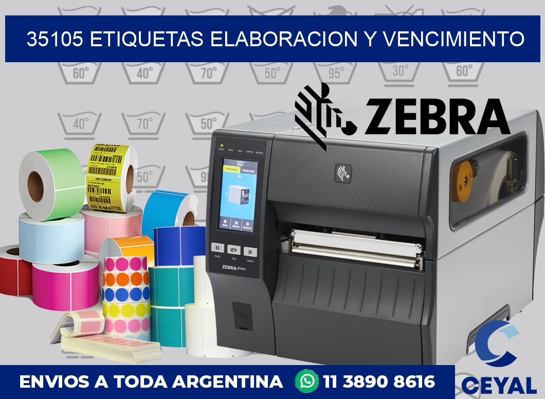 35105 Etiquetas elaboracion y vencimiento